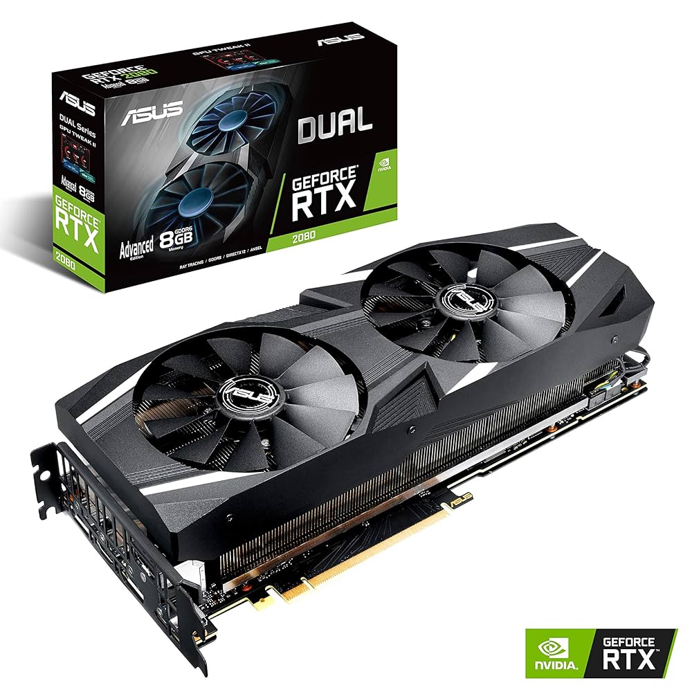 グラフィックボード・グラボ・ビデオカード RTX2070 Dual Amazon | Dual GeForce RTX 2070 Advanced Edition Graphics